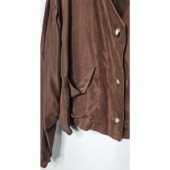 Vintage Brown Women's Top - Picture 4 of 8